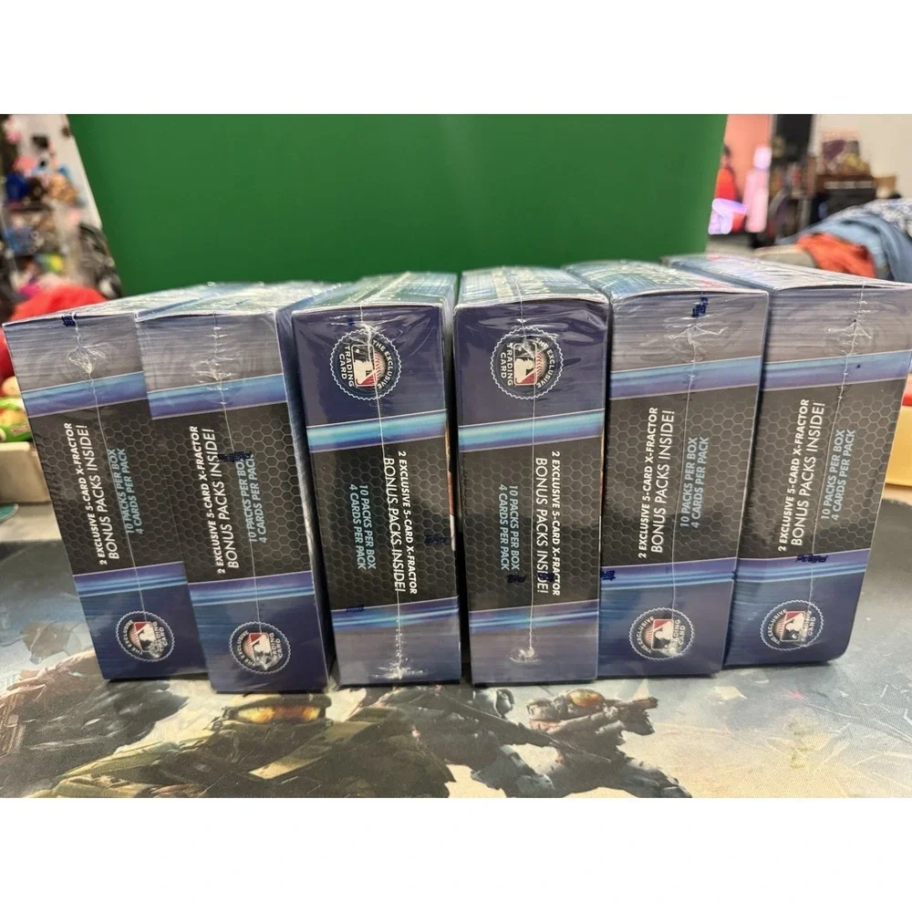 Lot Of 6 Sealed 2020 Topps Chrome Baseball Mega / Monster Box Factory X Fractor